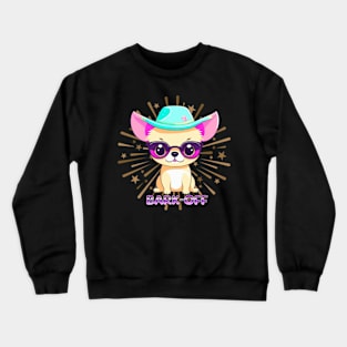 Cute Chihuahua Bark-Off Attitude Crewneck Sweatshirt